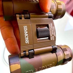 Simmons realtree binoculars 24100     8 X 21. 
With protection bag